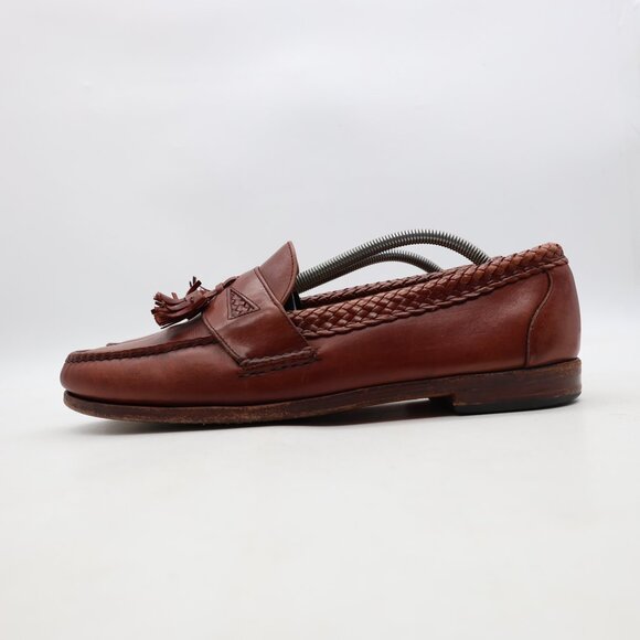 Allen Edmonds Maxfield Tassel Men\'s Size 12 D Brown Casual Classic Shoes USA main image 10